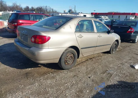 2004 Toyota Corolla Ce z USA, uszkodzony, nr VIN 2T1BR32E04C303283